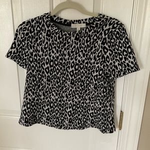Anthropologie Cheetah Top